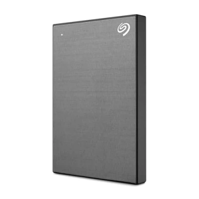 Bild av Seagate One Touch, 1 TB, bärbar extern hårddisk, lösenordsaktiverad hårdvarukryptering, PC, dator och Mac, USB 3.0, Space Gray, inkl. 2 års Rescue Services (STKY1000404)