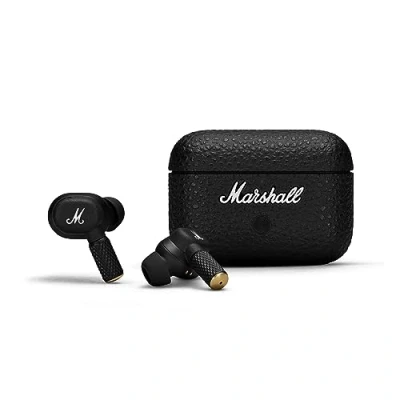 Bild av Marshall Motif II ANC Trådlösa Bluetooth hörapparater med aktiv brusreducering, 30 timmars uppspelning, Svart