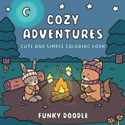 Bild av Cozy Adventures: and Cute Coloring Book for Teens Adults