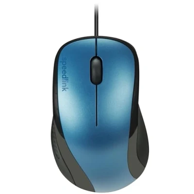 Bild av Speedlink KAPPA Mouse 3 knappar mus med USB anslutning och ergonomisk form, blå