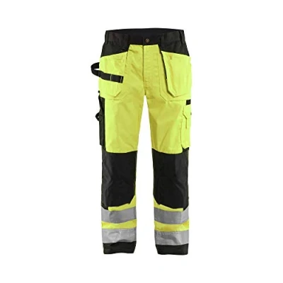 Bild av VARSELBYXA 1533 1860 HANTVERK VARSELGUL/SVART C152 Beijerbygg Byggmaterial