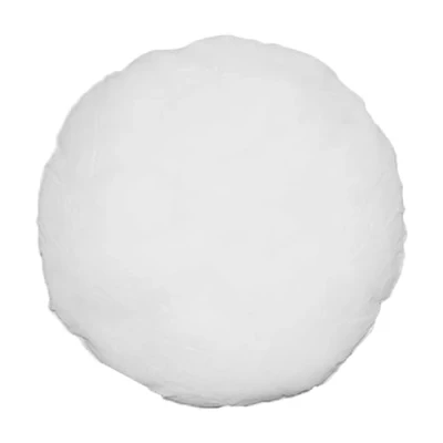 Bild av Hem och dekorationskudde fyllning polyester 45 cm rund fyllningskudde vit innerkudde för dekorativa kuddar mjuk kudde soffkudde inlett tvättbar