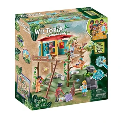 Bild av PLAYMOBIL Wiltopia 71013 släktträdshus med leksaksdjur, hållbar leksak för barn från 4 år [Exklusivt Amazon]