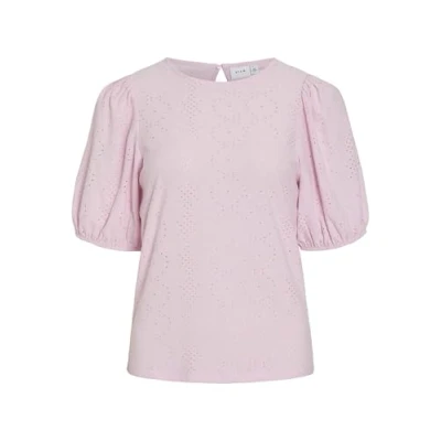 Bild av VILA Vikally Oneck Blus, Storlek: XS, Winsome orchid