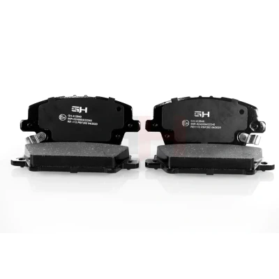 Bild av GH 412640 Bromsbeläggsats med akustisk slitagevarnare bromsoksskruvar tillbehör HONDA: CIVIC 8 Hatchback,
