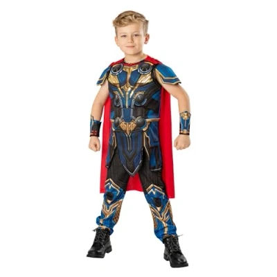 Bild av Rubie&#039;s Rubies Officiell Marvel Thor: Love and Thunder Thor Deluxe kostym för barn, ålder 34 år