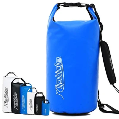 Bild av Riptide Dry Bag vattentät packsäck med axelrem blå 20 l