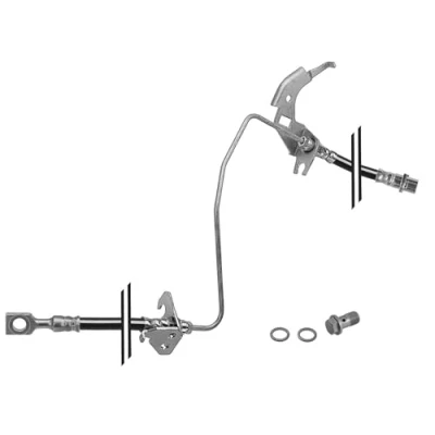 Bild av MEYLE 614 525 0010 Flexible De Frein gauche, Essieu arrière 760 M10x1 OPEL: Astra H 3/5 portes, Zafira B, GTC