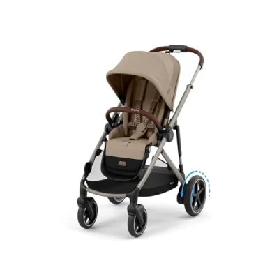 Bild av Cybex e Gazelle S Syskonvagn, Almond Beige/ Taupe