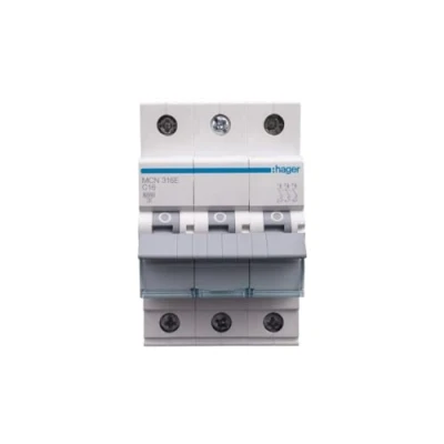 Bild av Hager Miniature circuit breaker mcb 3p 6ka c 16a