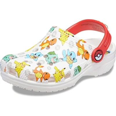 Bild av Crocs Unisex barn klassisk Pokemon Clog T, Vit Multi, 5 UK Child