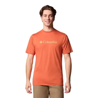 Bild av Columbia CSC Basic LOGO Short Sleeve Tshirt med print, Storlek: Medium, Tuscan