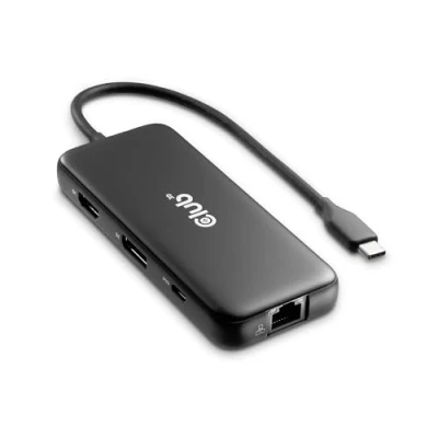 Bild av Club 3D 8 in 1 docking station USB C HDMI DP 1GbE