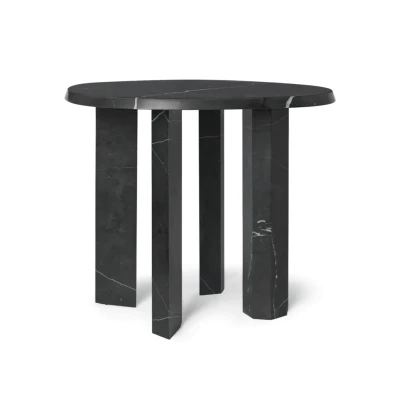 Bild av Ferm Living Taula Side Table Sidobord Black Ø: 54.4 x H: 45 cm