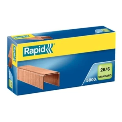 Bild av Rapid Standard häftklamrar 26/6 x 5 000