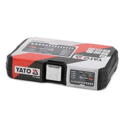 Bild av YATO YT 14461 Jeu de douilles 25 Acier chrome vanadium 1/4