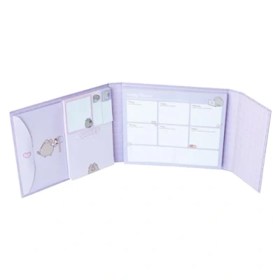 Bild av Grupo Erik Pusheen Weekly Planner &amp; Sticky Notes Set 5 Notepads In Different Sizes Envelope Cute Gifts Stationery Merchandise