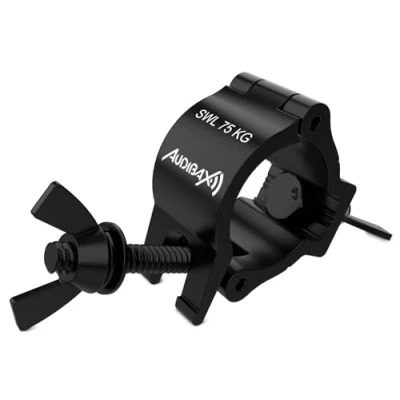 Bild av Audibax ACP 354075BK Truss Claw med diameter 35 40mm Trusskrok maximal belastning på 75 kg Scenljusklämma Clamp för mobil huvudfixering