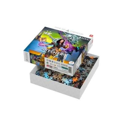Bild av Good Loot Game Art Chronicles Puzzle: The Witcher Yennefer &amp; Salvador Dali (1000 pieces) Pussel