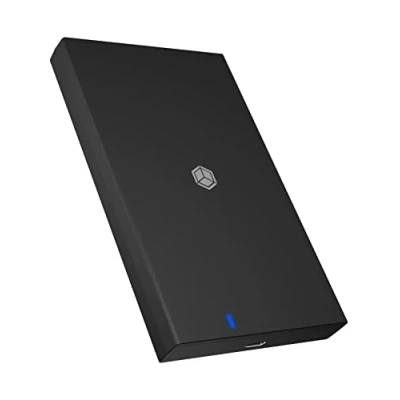 Bild av ICY BOX USB C hårddiskhölje för 2,5 tums SSD/HDD med 3,0 (5 Gbit/s), externt SATA hölje, verktygslös, SSD skivor upp till 9,5 mm höjd, A adapter, IB 200T C3