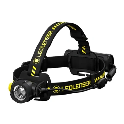Bild av Ledlenser H7R Work robust pannlampa LED, laddningsbar med litiumbatteri, vattentätt IP67, 1000 lumen, high CRI, fokuserbar, steglöst dimbar, ljusräckvidd 250 m, USB magnetladdningskabel