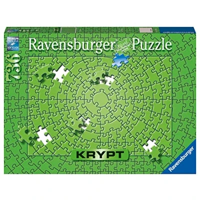 Bild av Ravensburger Krypt neon grön mysterium utmaning pussel för vuxna ålder 12 år och upp 736 delar