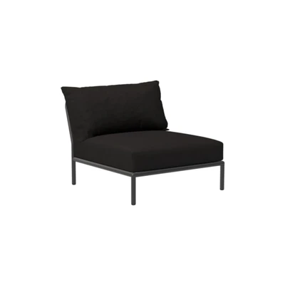 Bild av HOUE LEVEL 2 / Lounge Chair Trädgårdssoffa Char/Dark Grey L92,5 x W81 H68,5 SH38 cm