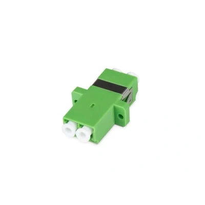 Bild av DIGITUS FO kopplare LC/APC OS2 Singlemode Duplex Fiberoptisk lämplig för skarvboxar Grön