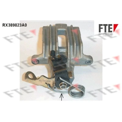 Bild av FTE 9290639 Étrier de frein gris Aluminium Essieu arrière droit sans fixation AUDI: A4 B5 Avant, Berline, A6 C5 Avant