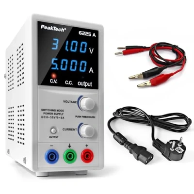Bild av PeakTech P 6225 A DC strömförsörjning 0 30 V / 5 Grov och finreglering