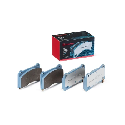 Bild av BREMBO P 09 028E Jeu de plaquettes frein avec indicateur d&#039;usure tôle anti bruit sans accessoires TESLA: Model 3, Y, LANCIA: Lybra Break