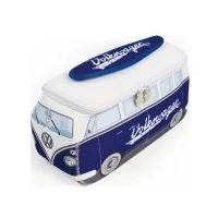 Bild av BRISA VW Collection Volkswagen Neopren Universal Makeup Smink Toalettartiklar Reseapoteksväska i T1 Bussdesign (Blå/Large)