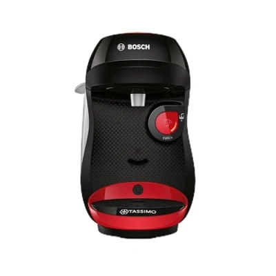 Bild av Bosch Tassimo Happy friendly, TAS103E kaffemaskin med flera drycker, plus 70 varma OneTouch, kaffebryggare, Intellibrew, röd
