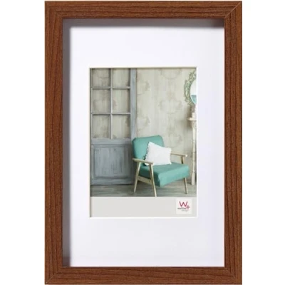 Bild av walther design tavelram valnöt 20 x 30 cm äkta glas Stockholm träram EA030N