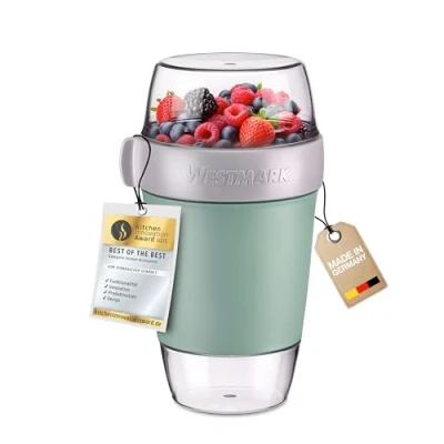 Bild av Westmark Lunchmugg Praktisk Mugg Att Ta Med, Perfekt För Mat Som Cornflakes, Gröt, Soppa Och Sallad, Mikrovågs Fryssäker 1150 ml, Bpa Fri