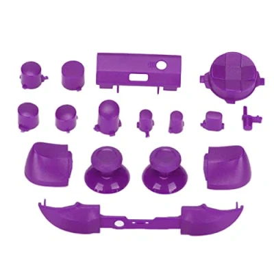 Bild av Fullt Set med Knappar för Series, Dpad Bumpers Utlöser RT LT RB LB ABXY Reparationssats Knappbyte Series X &amp; S(Lila)