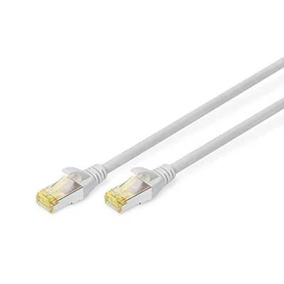 Bild av DIGITUS LAN Kabel Cat 6A 15m RJ45 nätverkskabel S/FTP skärmad kompatibel med 6 och 7 Grå