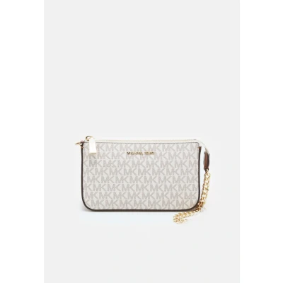 Bild av Michael Kors JET SET Chain Pouchette Kuvertväska, Storlek: One Size, Vanilla