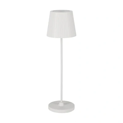 Bild av EGLO LED Bordslampa Cabozo, Utomhuslampa Touchdimbar, Sladdlös Med Usb Port, Plast I Vitt, Varmvitt, IP44