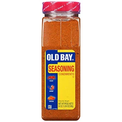 Bild av Old Bay kryddblandning räkor och krabba för skaldjur, kött fågel cateringstorlek, 680 g behållare