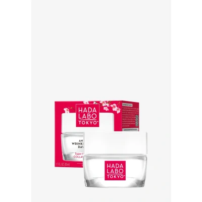 Bild av Hada Labo Tokyo röd ansiktskräm dam 50 ml dagkräm anti aging från 40 fuktkräm ansikte med retinol, kollagen intensiv ansiktsvård rynkkräm kvinnor