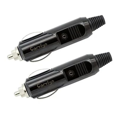Bild av Carviya 3 5 6 8 10 15 20 Amp hane bil cigarettändare/Aux uttagskontakt 12 volt med säkringsdiod indikator (10 A/2 pack)