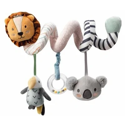 Bild av Nuby 99618 Animal Adventures Activity spiral interaktiv barnvagn sensoriska leksaker lämplig från födseln, flerfärgad, en storlek