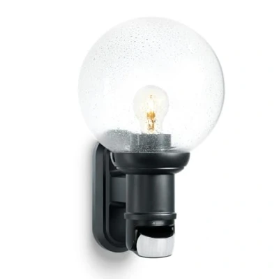 Bild av Steinel utomhuslampa L 560 S svart, max. 60 W, E27,140 rörelsedetektor, 12 m räckvidd, klassisk design