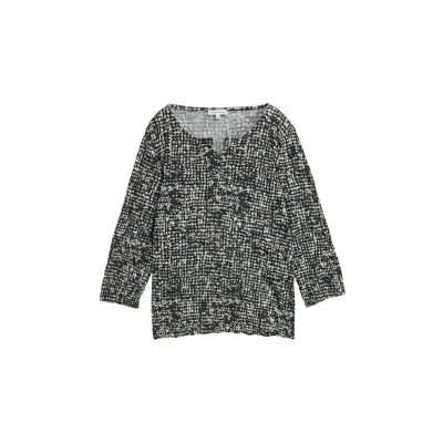 Bild av TOM Tailor Crinkle MIT Muster Blus, Storlek: XL, Navy abstract dot design