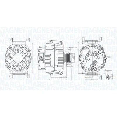Bild av Generator, mercedes benz, 0009063622, 0131546802, 01315468020080, A0009063622, A0009093622, A0131546802, A01315468020080, A0131546802080