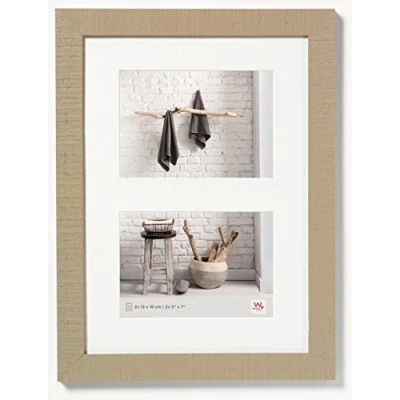 Bild av walther design HO218C hem träram, 2 (13 x 18 cm), beige brun