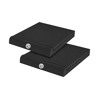 Bild av Infitronic INSMA2633 2 pack ljuddämpningsplattor isoleringskuddar för studio monitor svart (265 x 330 mm)