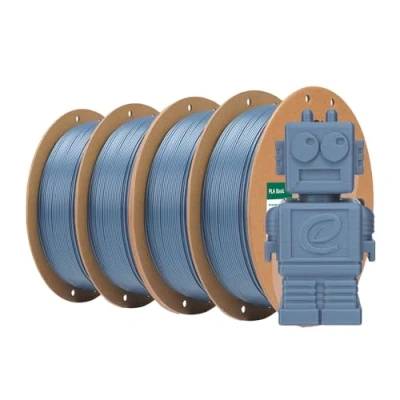 Bild av eSUN PLA Filament 1,75 mm, Basic 3D Skrivarfilament Dimensionell Noggrannhet +/ 0.05 1 kg per Spole, 4 Spolar Filament,Grå