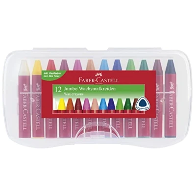 Bild av Faber Castell 120011 Vaxkritor, 12 stycken, Flerfärgad